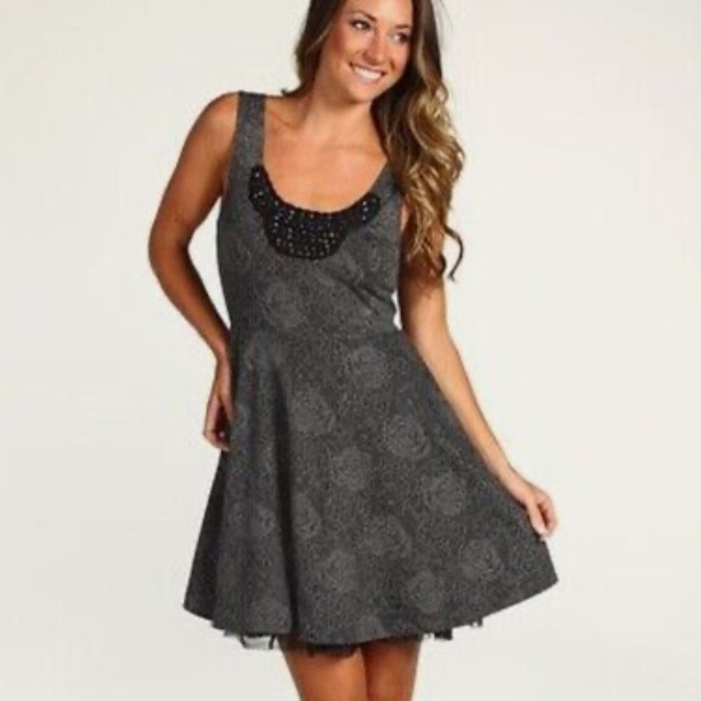 Free People Fit & Flare Tulle Dress